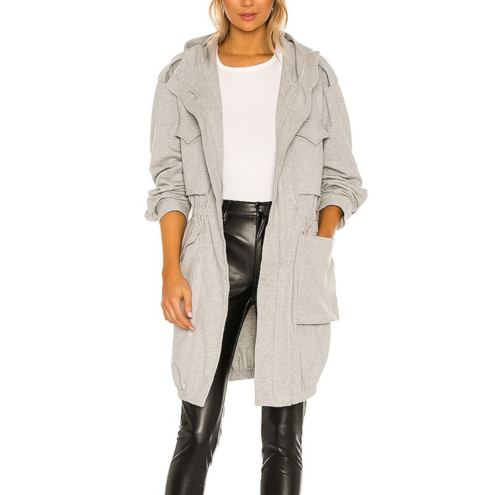 X Revolve Norma Kamali Hooded Cargo Jacket!